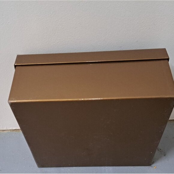 Authentic Gucci Box Light Brown Shiny Rare - Box Only 12 x 11 x 4.25 - Picture 6 of 9